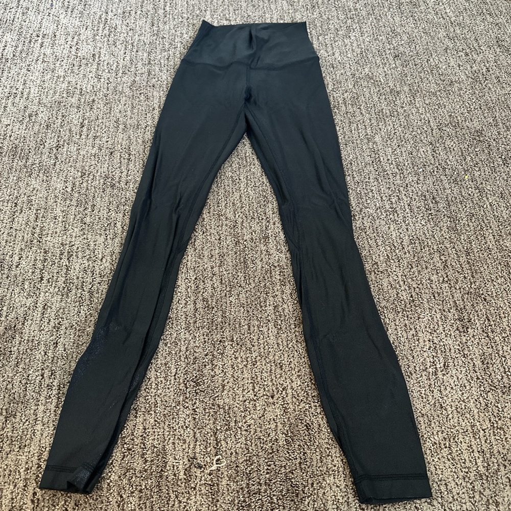 Lululemon shine align leggings black size 2